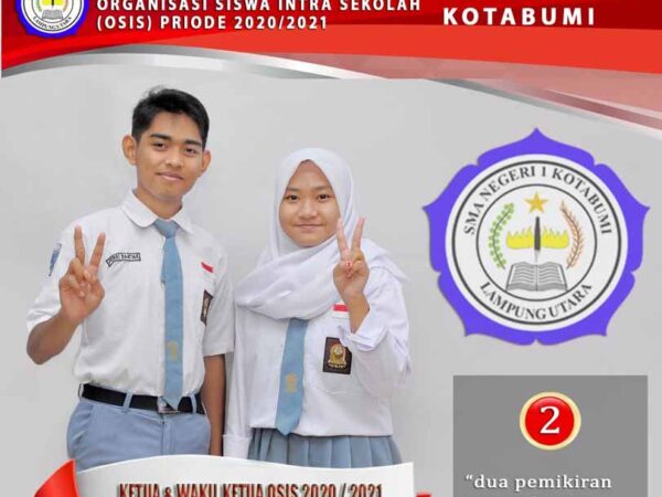 SELAMAT ATAS TERPILIHNYA KETUA & WAKIL KETUA OSIS SMANSA PERIODE 2020 / 2021