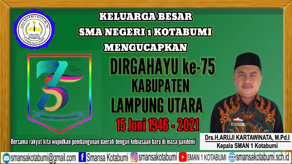 DIRGAHAYU KE-75 KABUPATEN LAMPUNG UTARA DIRGAHAYU KE-75 KABUPATEN LAMPUNG UTARA