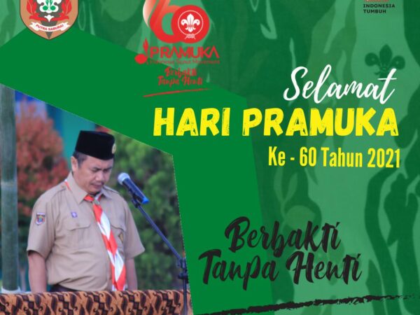 Selamat Hari Pramuka ke-60 Tahun 2021