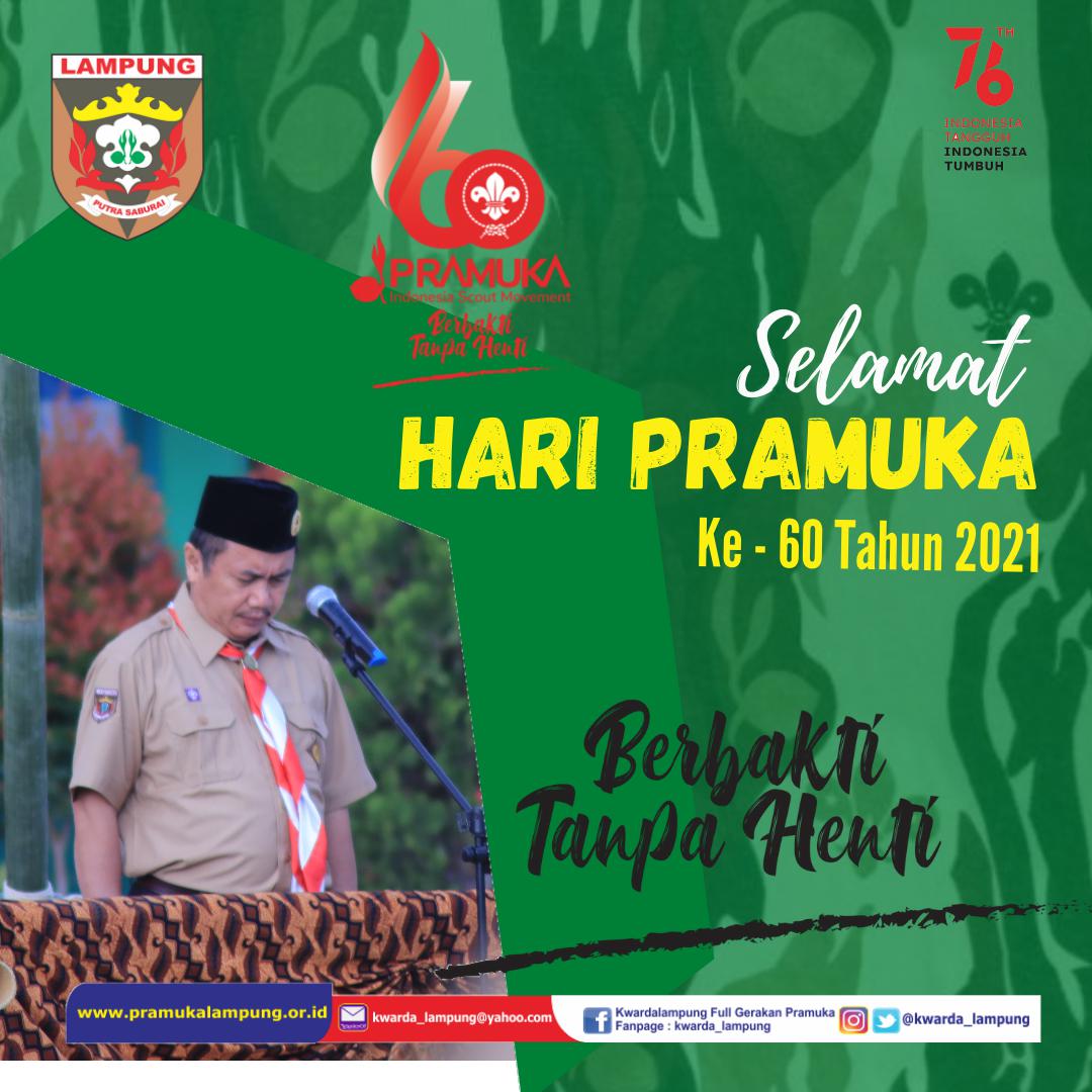 Selamat Hari Pramuka ke-60 Tahun 2021