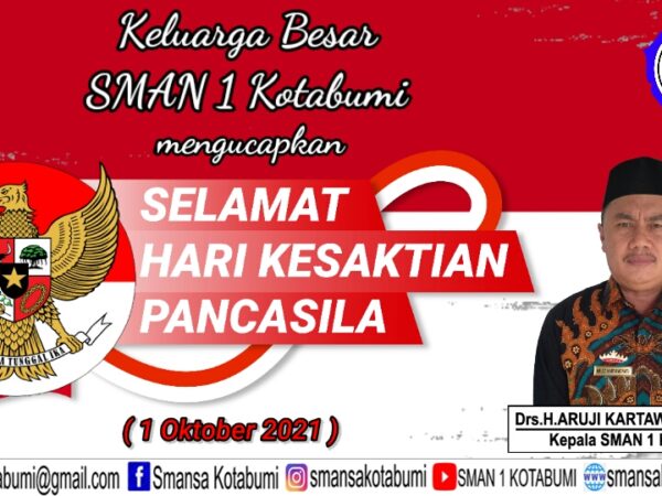 Selamat Hari Kesaktian Pancasila 1 Oktober 2021