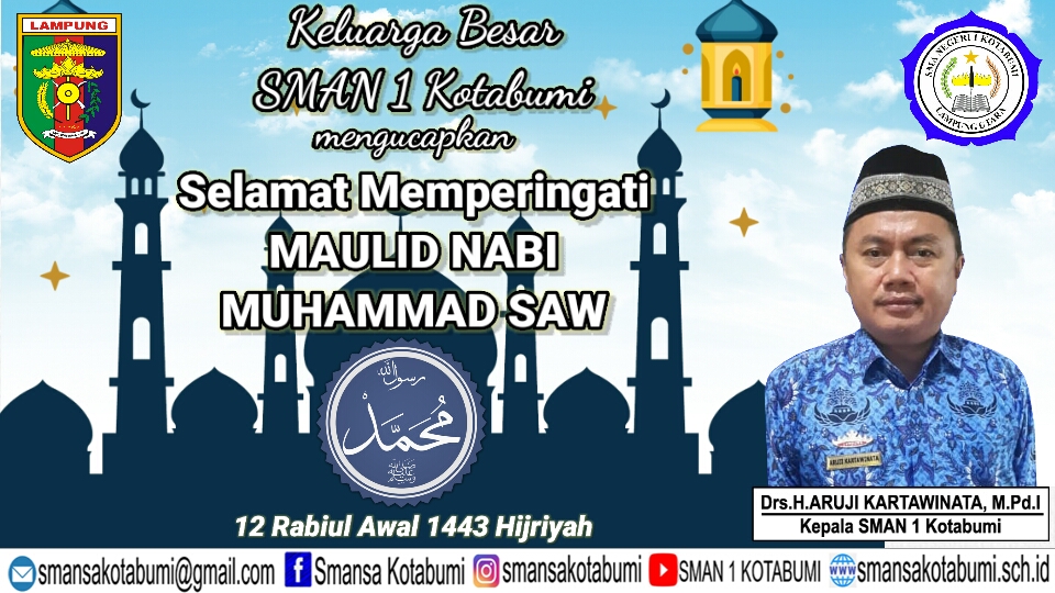 Selamat memperingati Maulid Nabi Muhammad SAW 1443 Hijriyah
