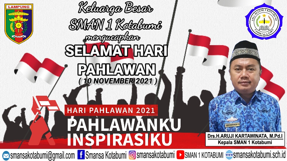 Selamat Hari Pahlawan , 10 November 2021