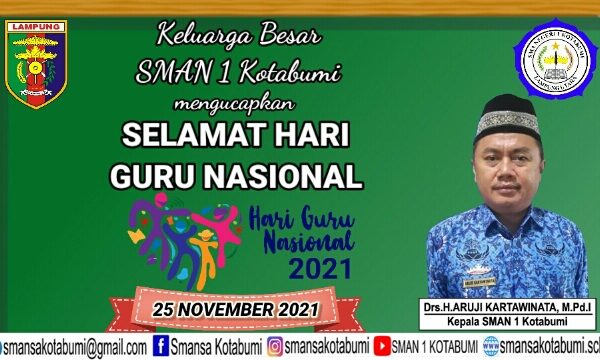 Selamat Hari Guru Nasional 25 November 2021