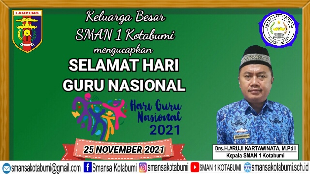 Selamat Hari Guru Nasional 25 November 2021