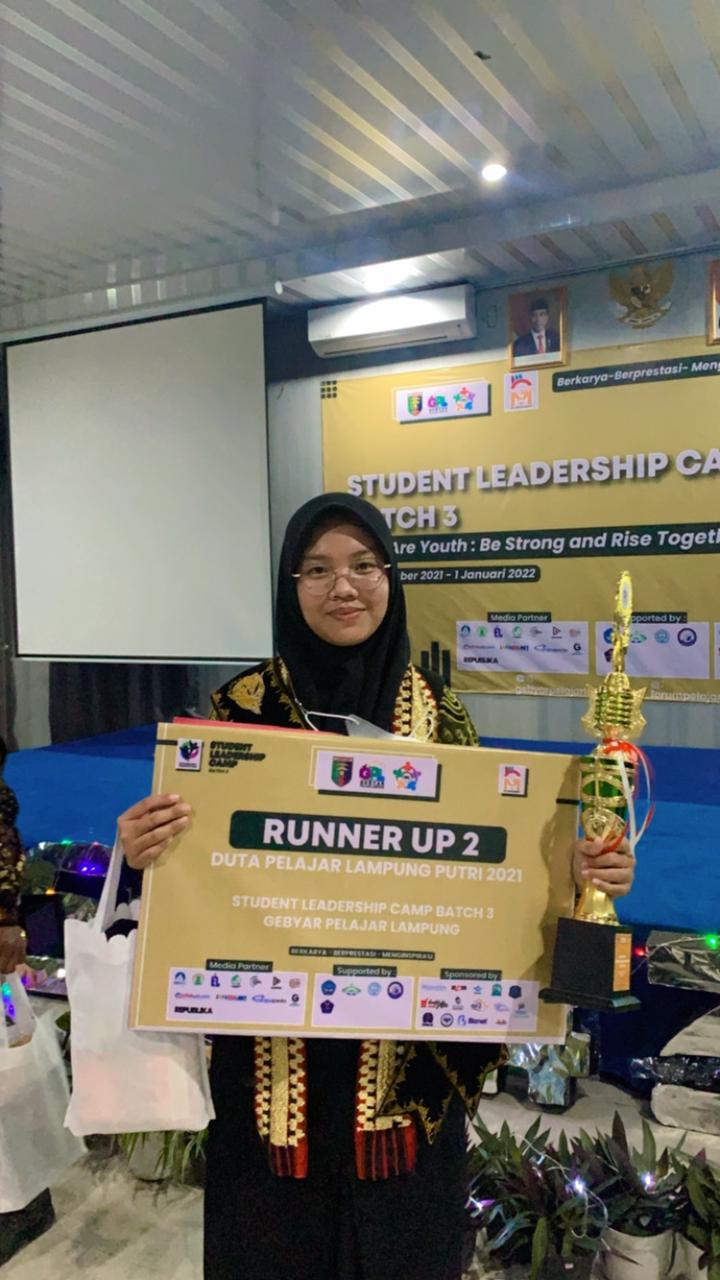 Siswi SMAN 1 Kotabumi meraih Juara Runner Up 2 sebagai Duta Pelajar Lampung