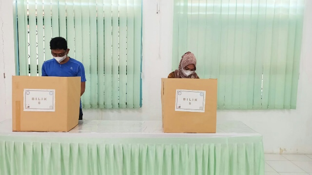 Pemilihan Ketua dan Wakil Ketua OSIS SMAN 1 Kotabumi , Selasa 11 Januari 2022