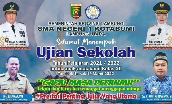 Selamat Menempuh Ujian Sekolah Tahun Pelajaran 2021/2022