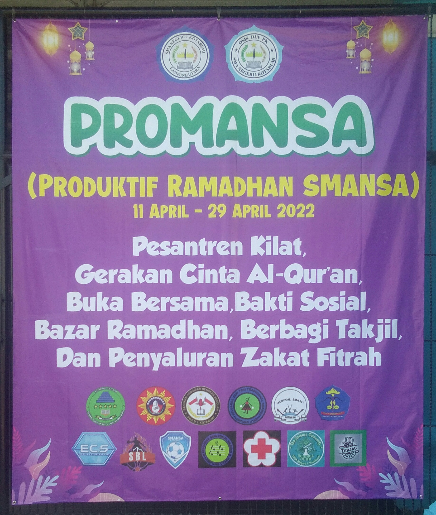 Promansa ( Produktif Ramadhan Smansa ) 2022
