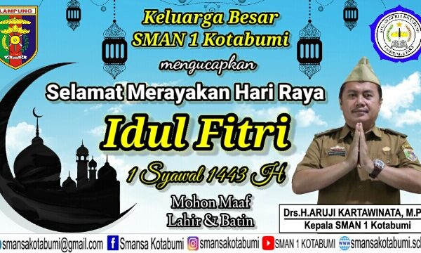 Selamat Merayakan Hari Raya Idul Fitri 1443 H