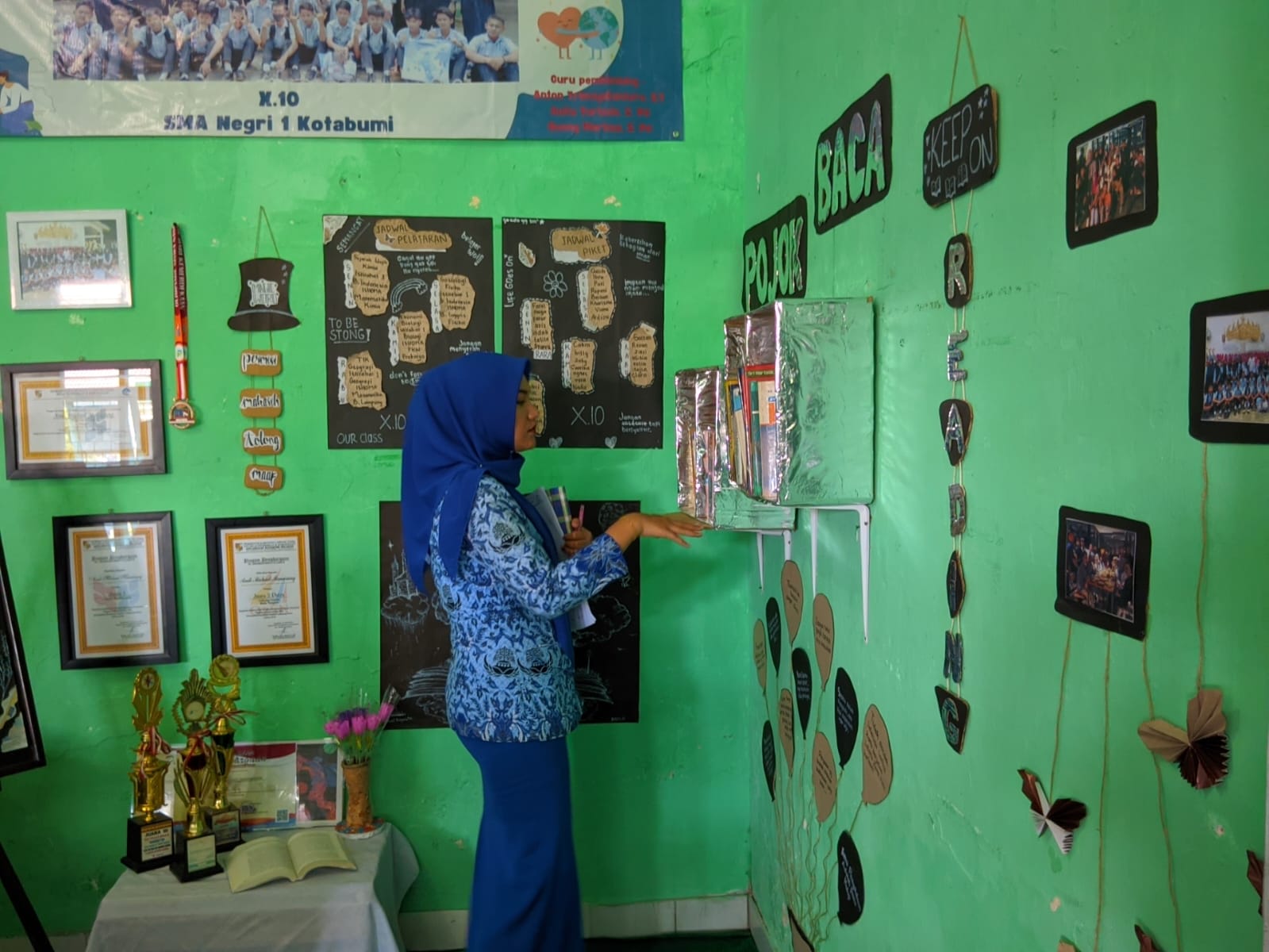 Tingkatkan Minat Baca Siswa, SMAN 1 Kotabumi Adakan Lomba Pojok Baca dan Mading Antar Kelas Tingkatkan Minat Baca Siswa, SMAN 1 Kotabumi Adakan Lomba Pojok Baca dan Mading Antar Kelas