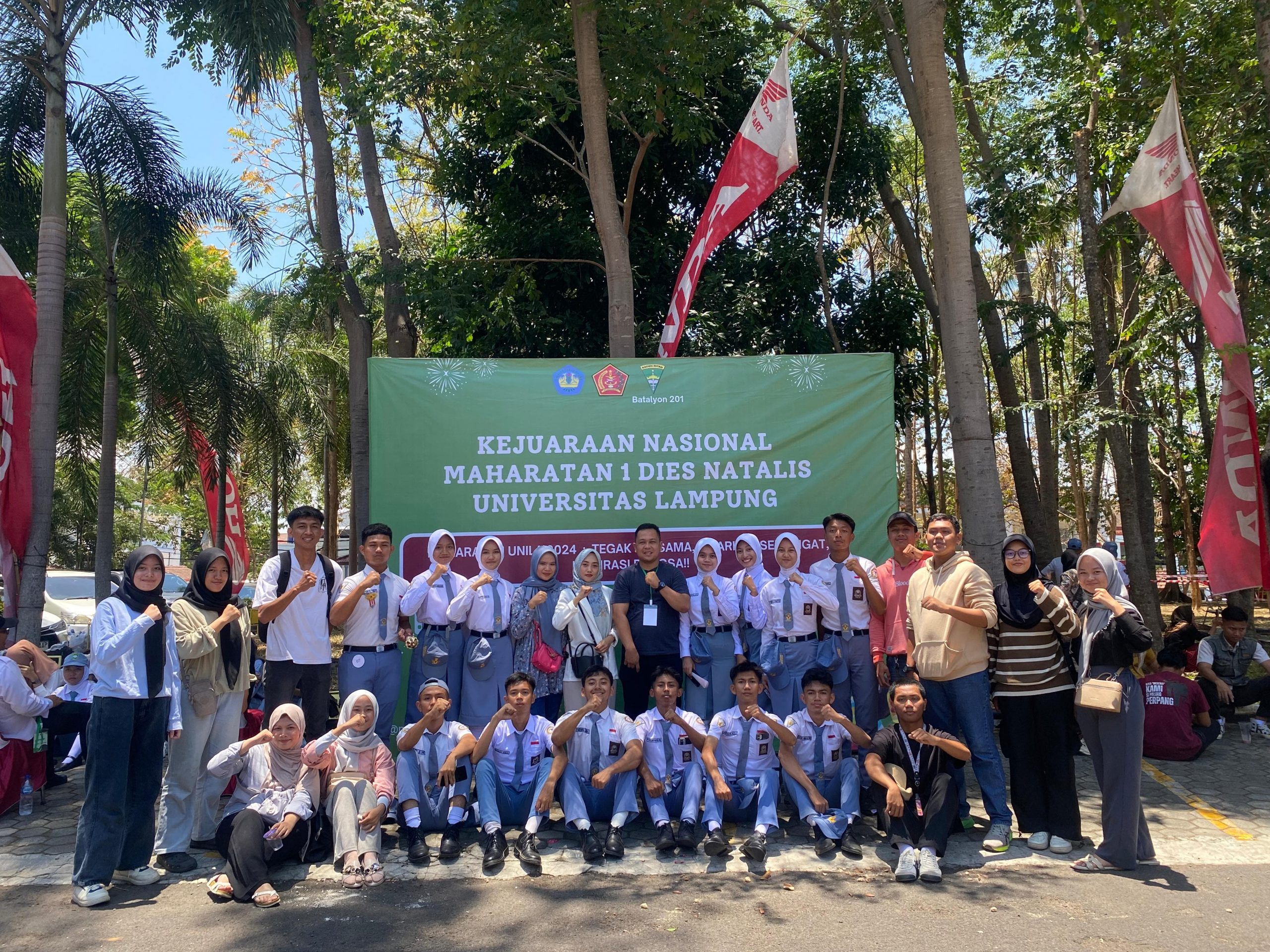 Paskibra SMA Negeri 1 Kotabumi Raih 3 Gelar di Kejuaraan Nasional Maharatan I Universitas Lampung