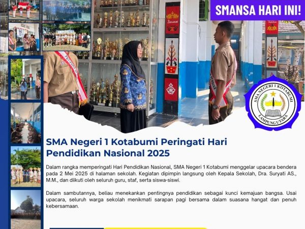 SMA Negeri 1 Kotabumi Gelar Upacara dan Sarapan Bersama dalam Rangka Peringatan Hari Pendidikan Nasional 2 Mei 2025