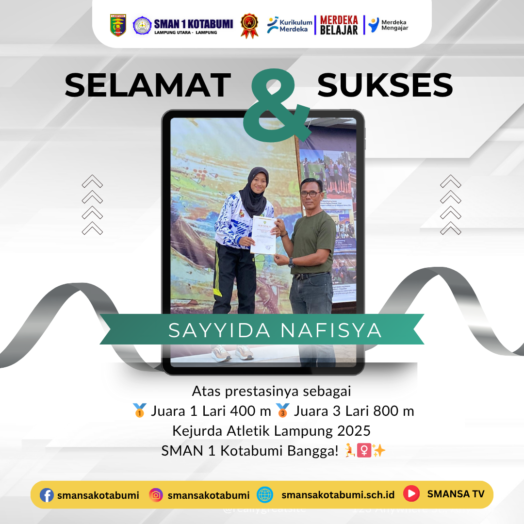 Siswa SMAN 1 Kotabumi Raih Juara di Kejurda Atletik Lampung 2025