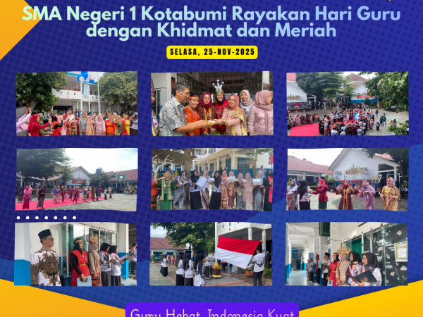 SMA Negeri 1 Kotabumi Rayakan Hari Guru dengan Khidmat dan Meriah