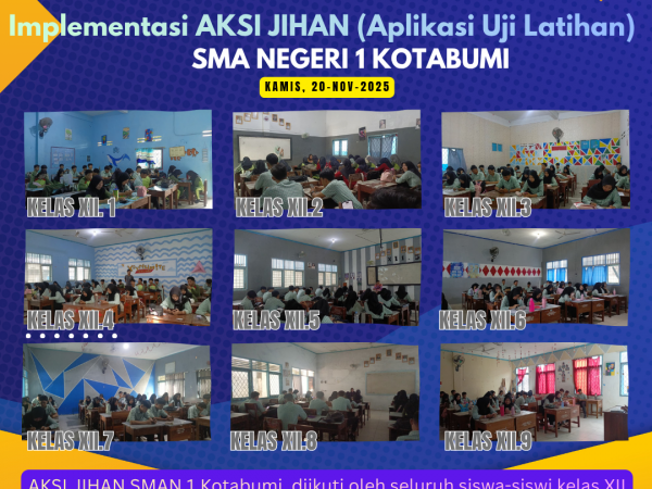 Transformasi Digital: 324 Siswa SMAN 1 Kotabumi Ikuti AKSI JIHAN Bersama